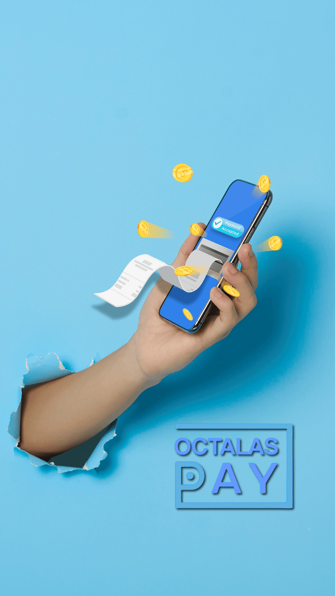 Stay closer to your business and accept payments on the go with the Octalas app.